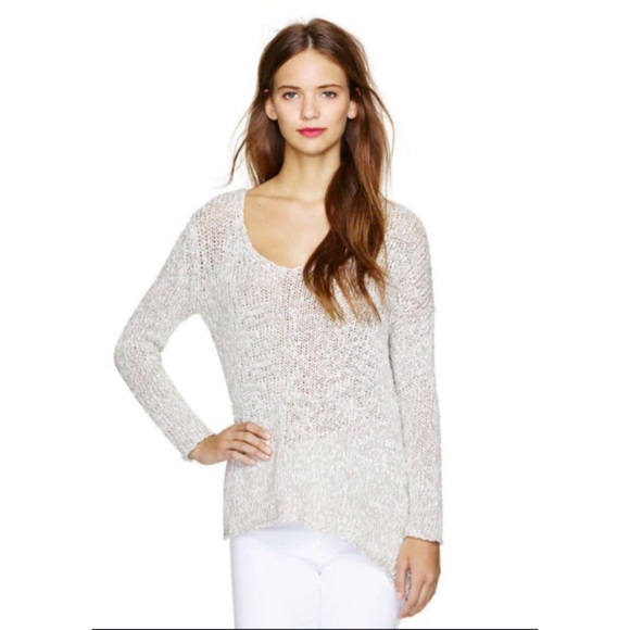 Tulula Avenue Asymmetrical Loose Knit Sweater - Picture 2 of 15